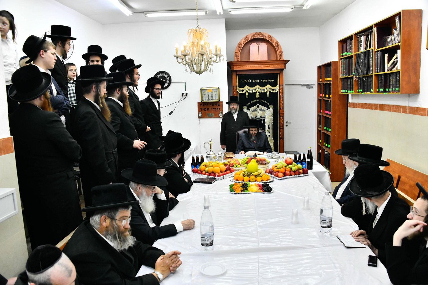 האדמו"ר מספינקא רמת אהרן בטיש ט"ו בשבט