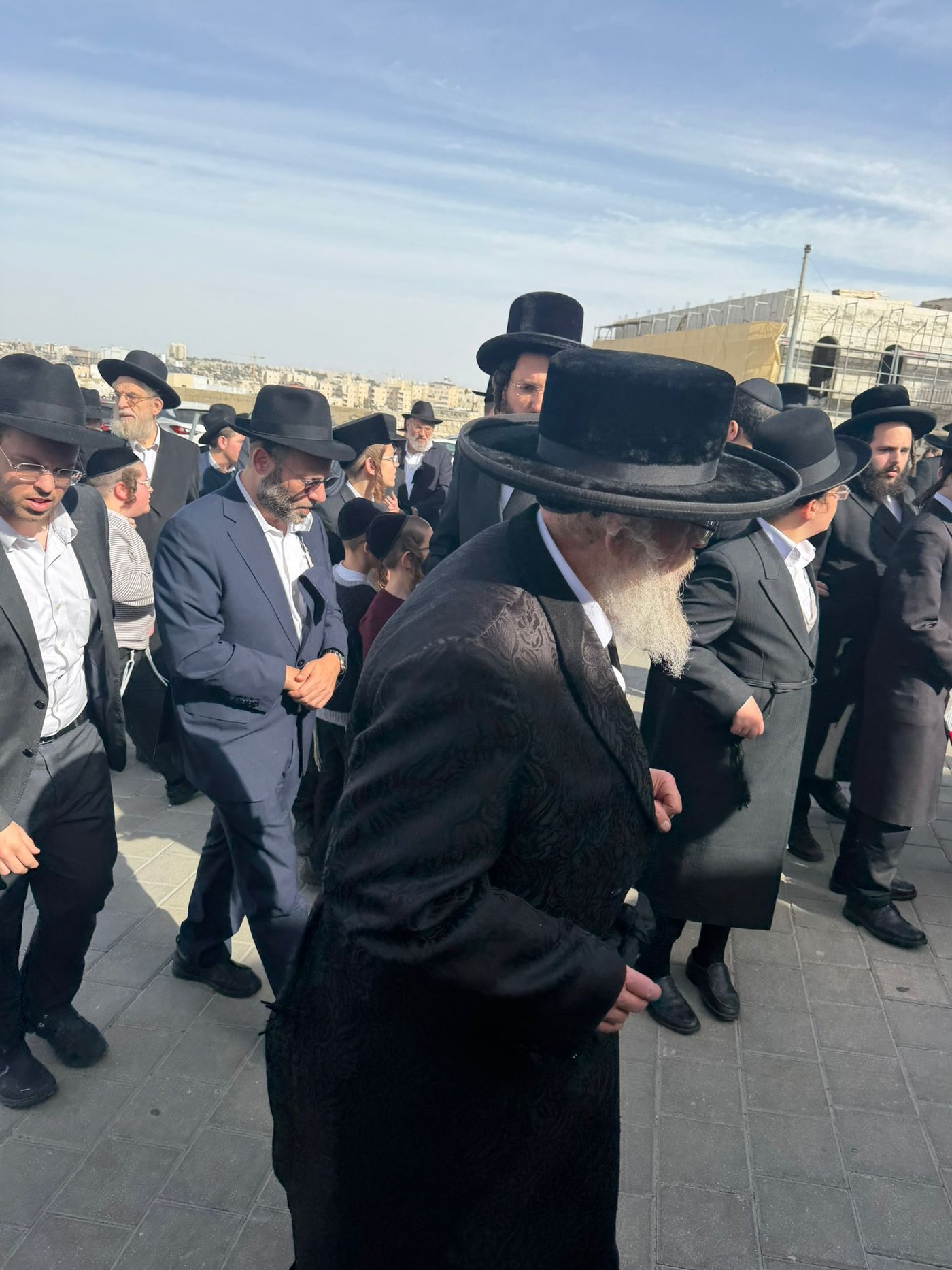 מסע הלוויית הרב שמעון ערבליך ז"ל