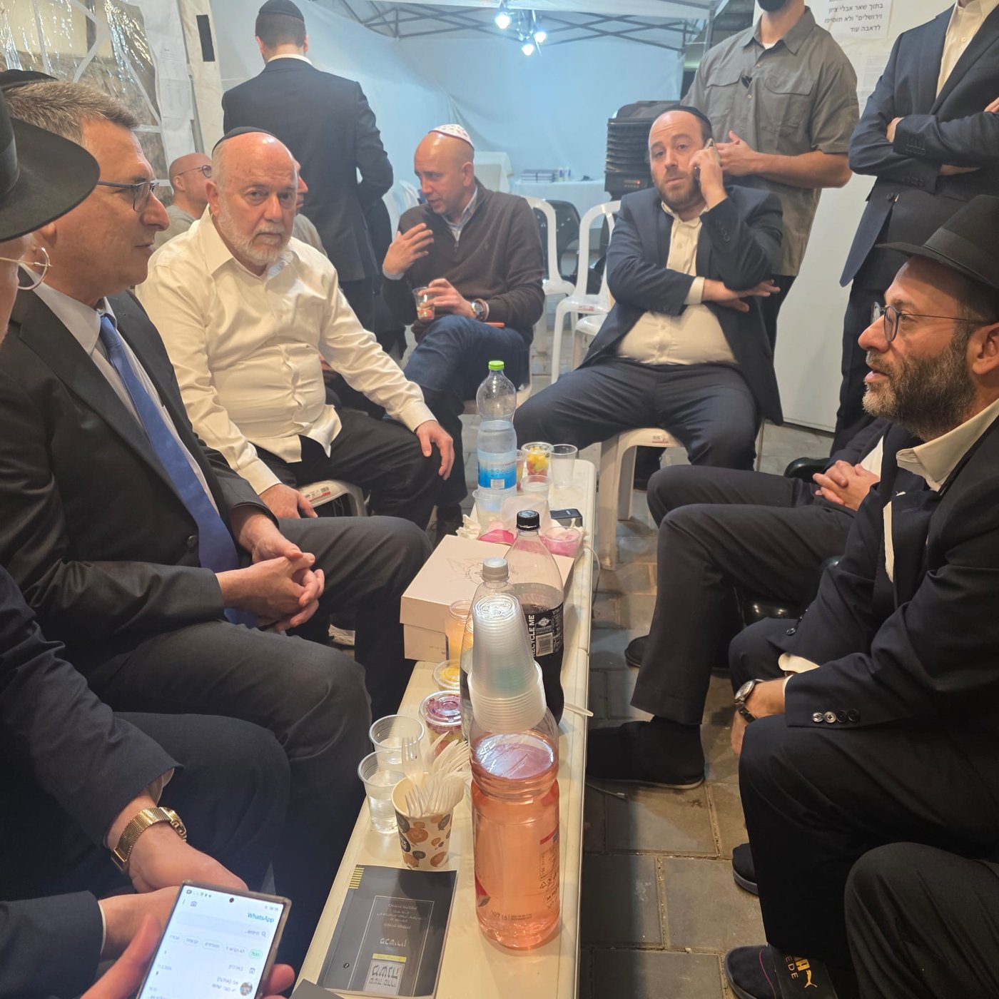 ניחום אבלים אצל יוסי ערבליך
