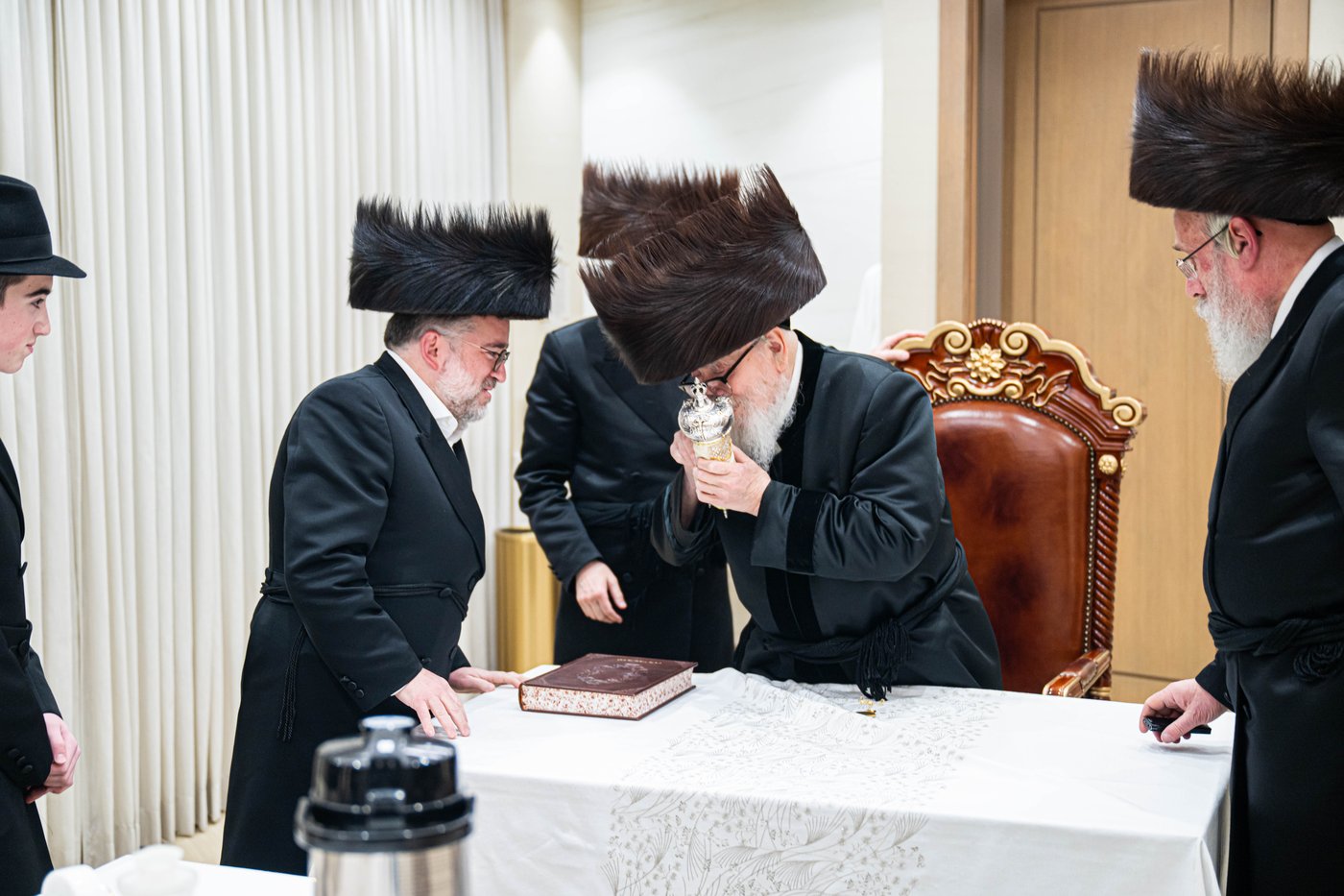 חגיגת סיום קריאת התורה בסקווירא