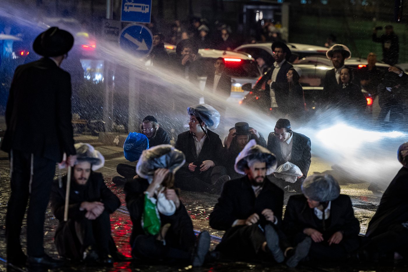 ההפגנות בירושלים, הלילה