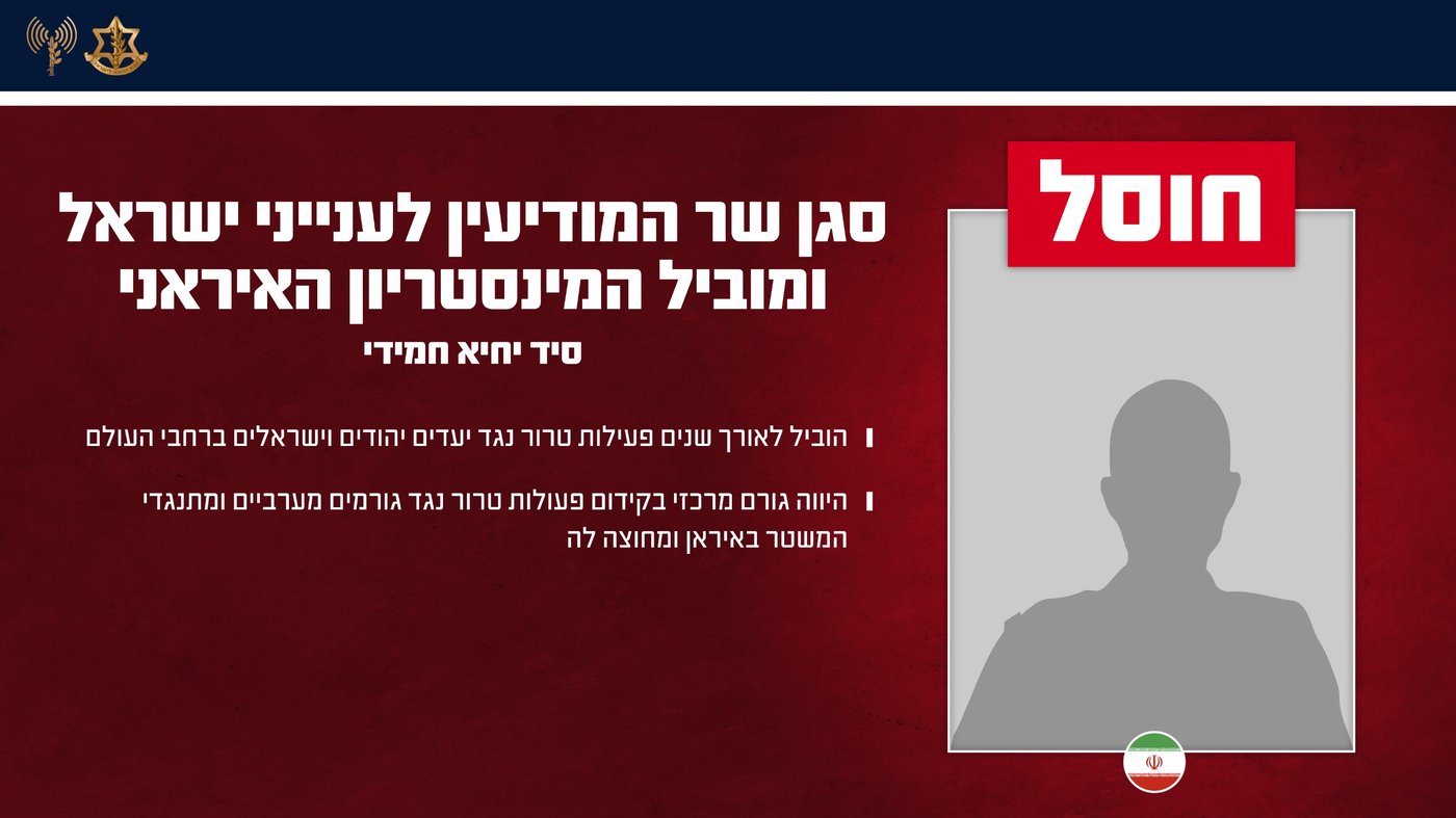 סגן שר המודיעין לענייני ישראל