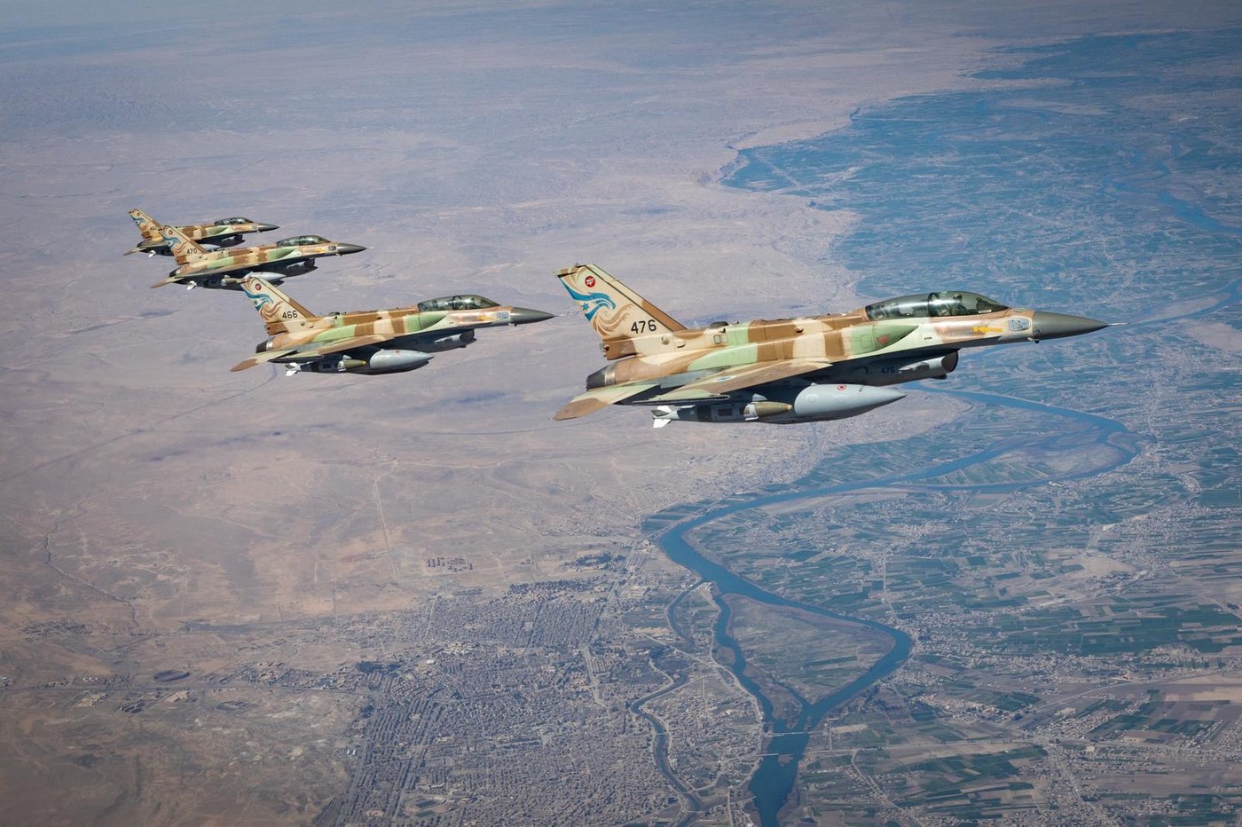 תיעוד ראשון מהאוויר: מטוסי קרב של חיל האוויר בדרכם לתקיפה באיראן