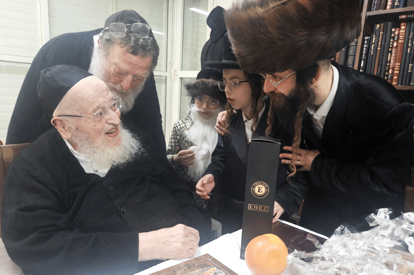 פורים בצל הגרמ"צ ברגמן 