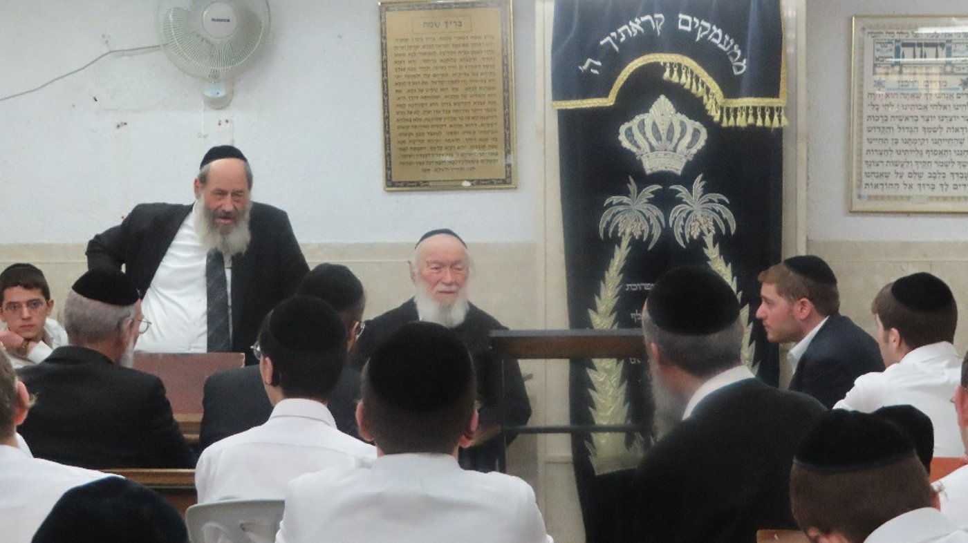 הגר"י זילברשטיין בשיחתו לתלמידי ישיבת 'דרכי שלמה'