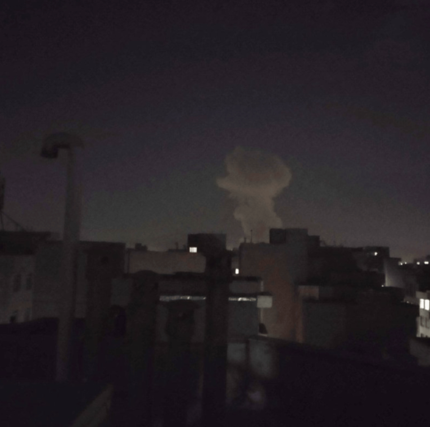 התקיפות הערב בטהראן