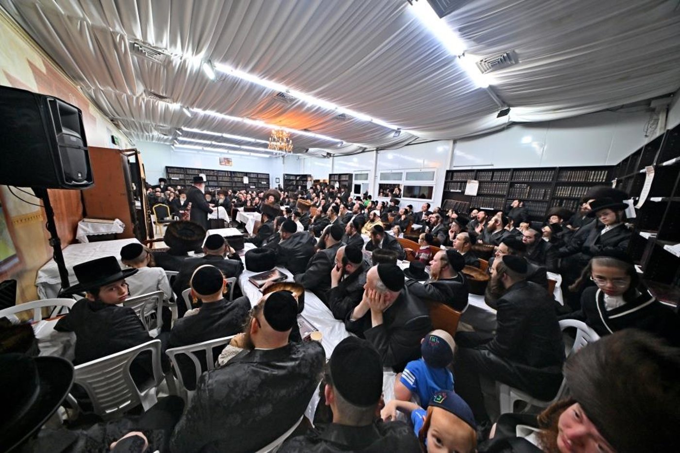 הגרחי"א לנדא בשיחה בביהמ"ד ספינקא בבית שמש