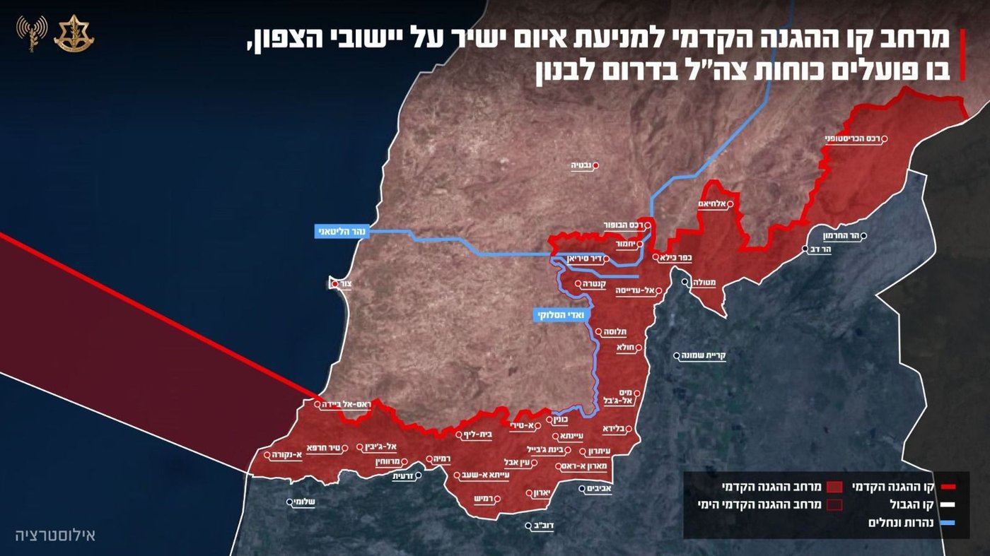 רצועת הבטחון בגבול הצפון