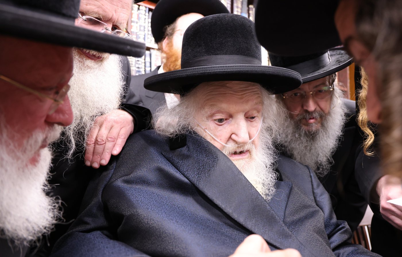 המעמד במעונו של הגר"מ שטרנבוך