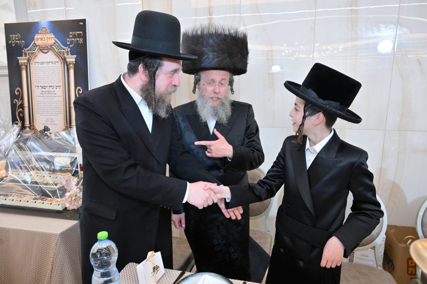 בר מצווה לבנו של יצחק ויינבאך