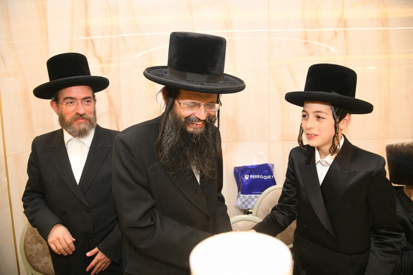 בר מצווה לבנו של יצחק ויינבאך