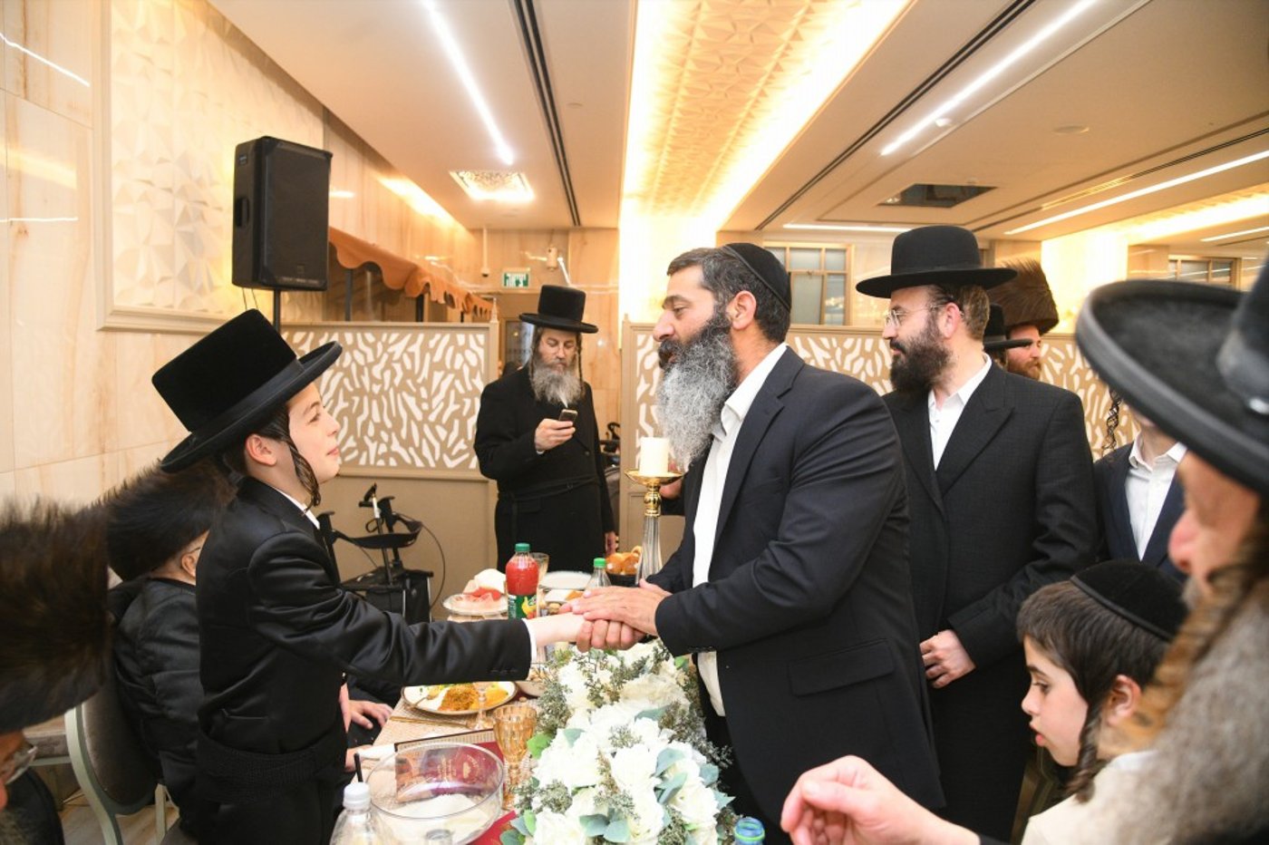 בר מצווה לבנו של יצחק ויינבאך