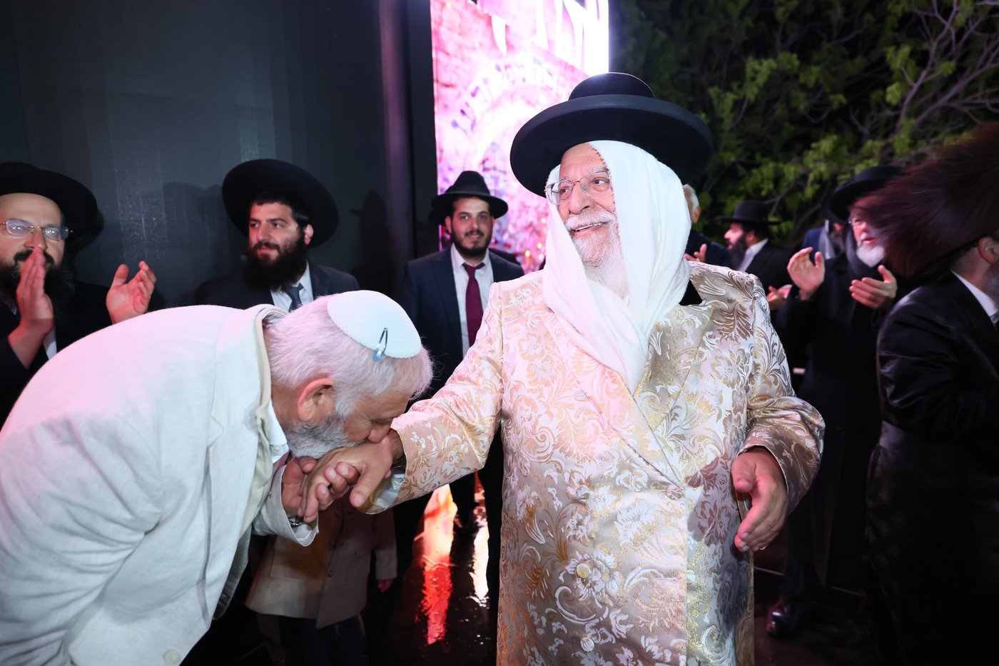 ההדלקה שע"י המקובל רבי בניהו שמואלי - ל"ג בעומר תשפ"ו