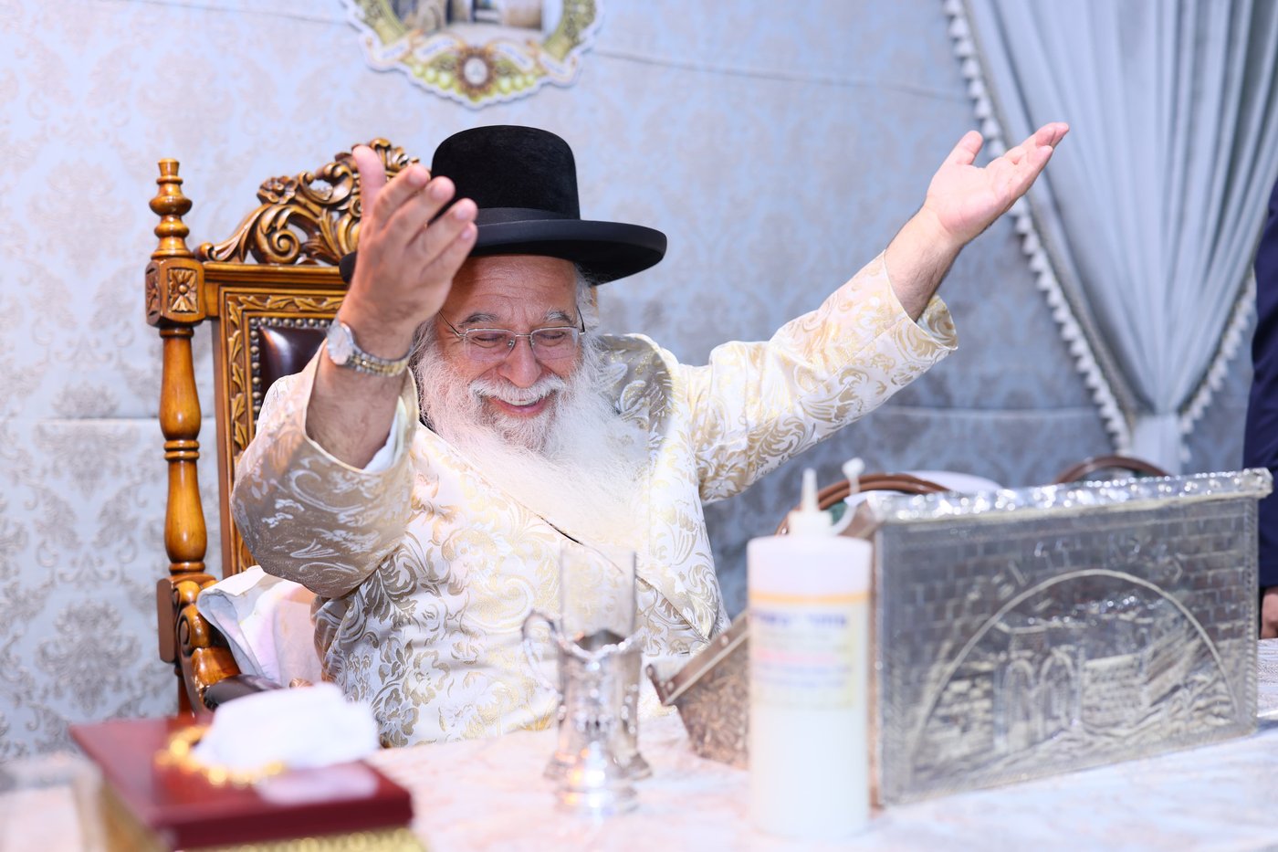 ההדלקה שע"י המקובל רבי בניהו שמואלי - ל"ג בעומר תשפ"ו