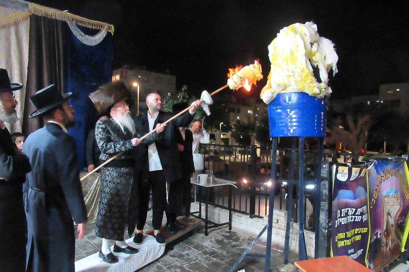 ל"ג בעומר בחצה"ק קרעטשניף קריית גת