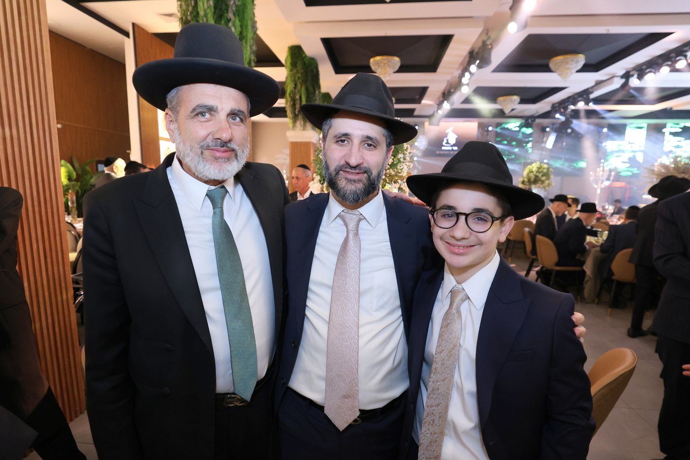 בר מצווה לנכד הראשון לציון הגר"ד יוסף