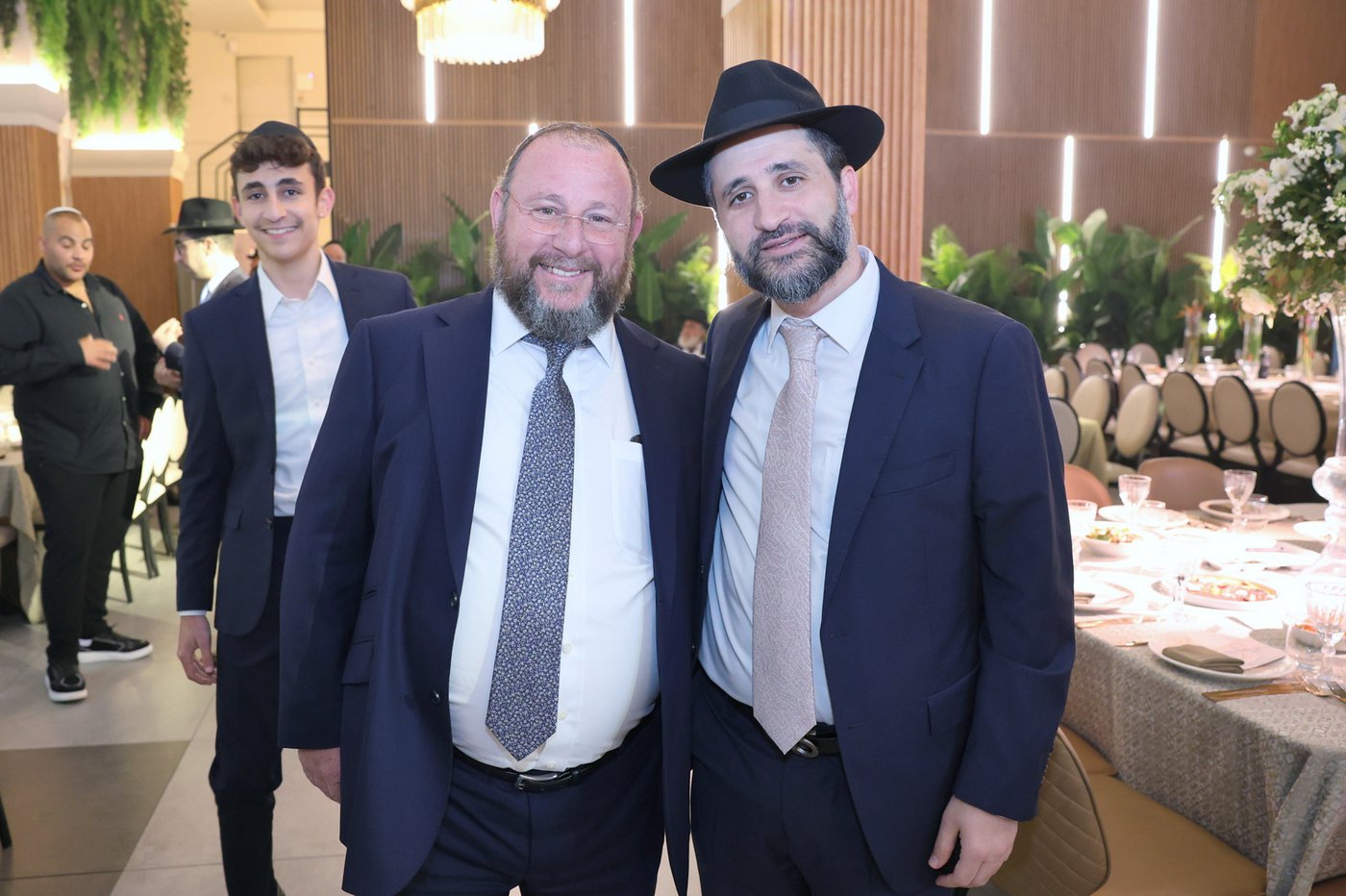 בר מצווה לנכד הראשון לציון הגר"ד יוסף