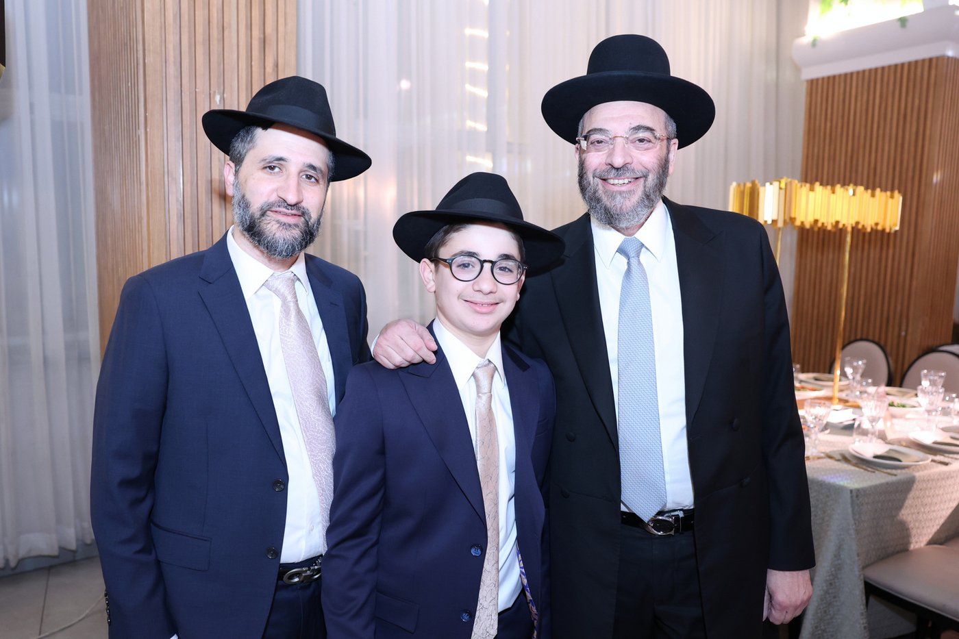 בר מצווה לנכד הראשון לציון הגר"ד יוסף