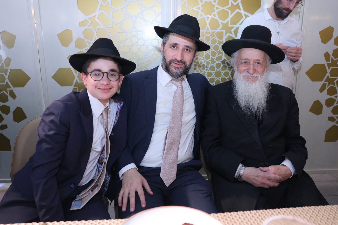 בר מצווה לנכד הראשון לציון הגר"ד יוסף