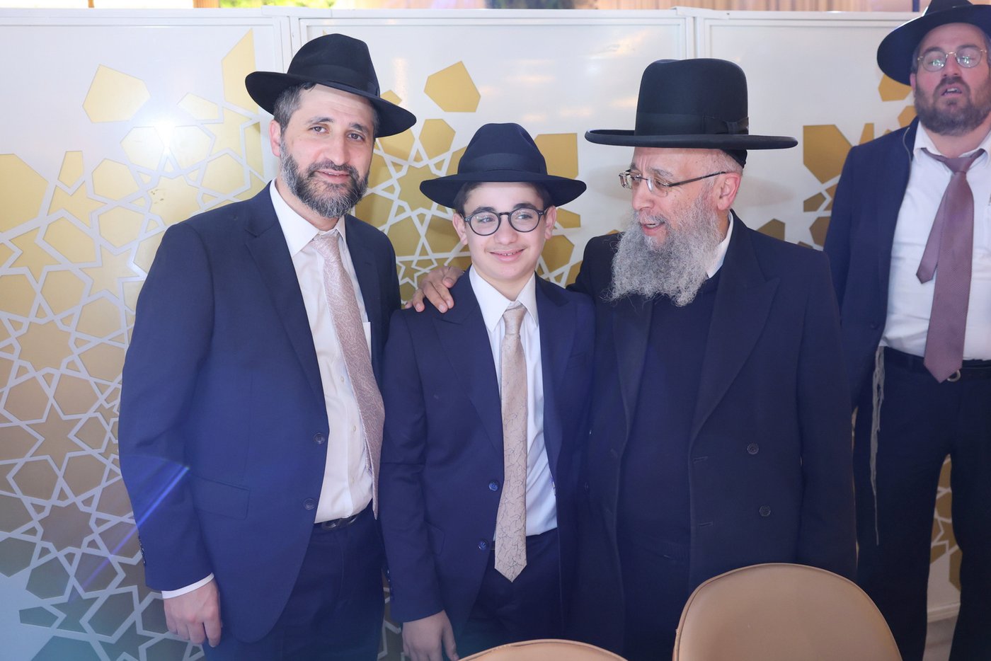 בר מצווה לנכד הראשון לציון הגר"ד יוסף
