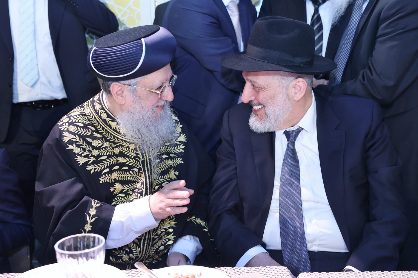 בר מצווה לנכד הראשון לציון הגר"ד יוסף