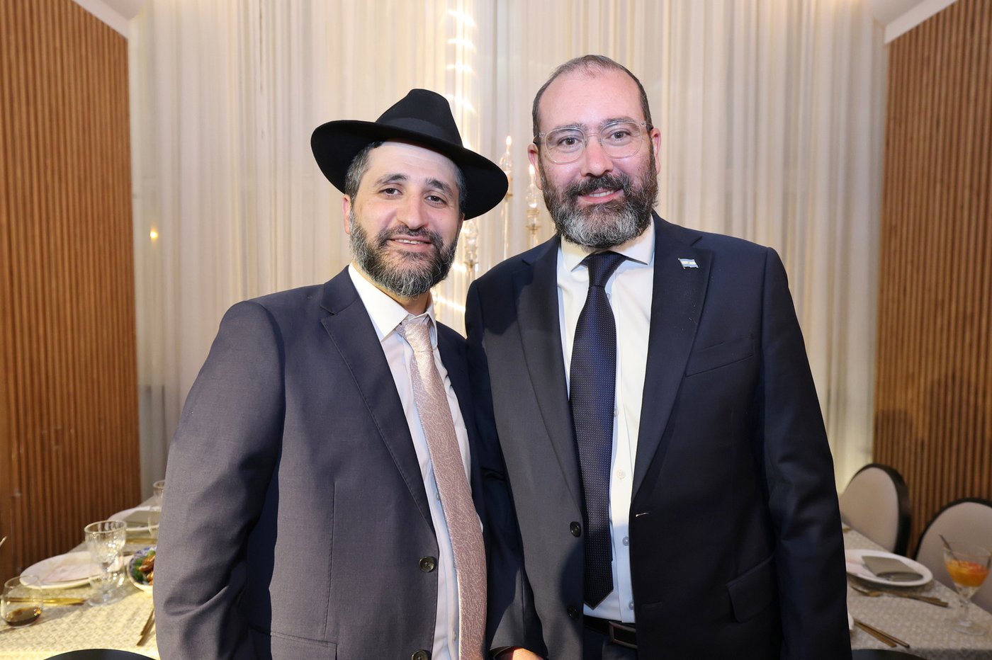 בר מצווה לנכד הראשון לציון הגר"ד יוסף