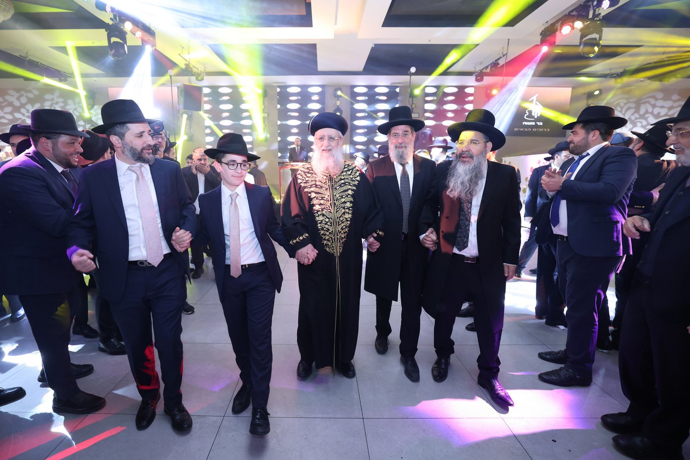בר מצווה לנכד הראשון לציון הגר"ד יוסף