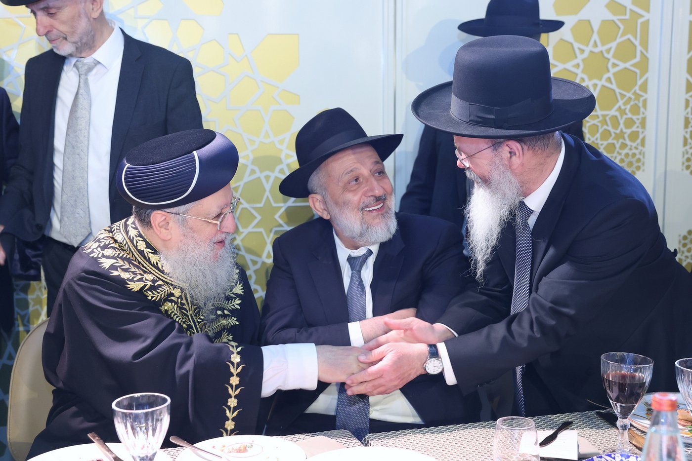 בר מצווה לנכד הראשון לציון הגר"ד יוסף