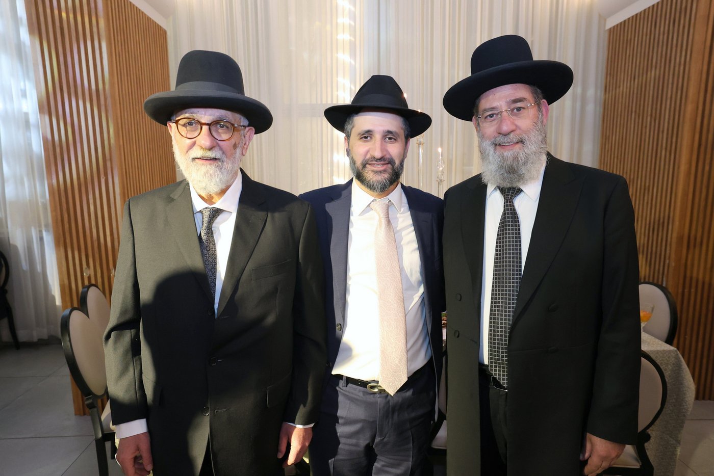 בר מצווה לנכד הראשון לציון הגר"ד יוסף