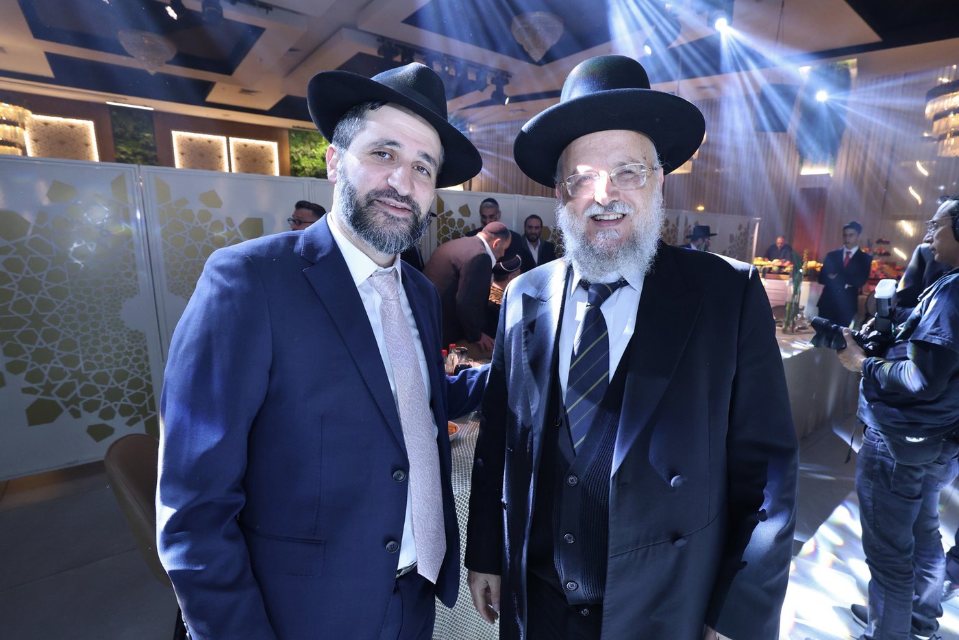 בר מצווה לנכד הראשון לציון הגר"ד יוסף