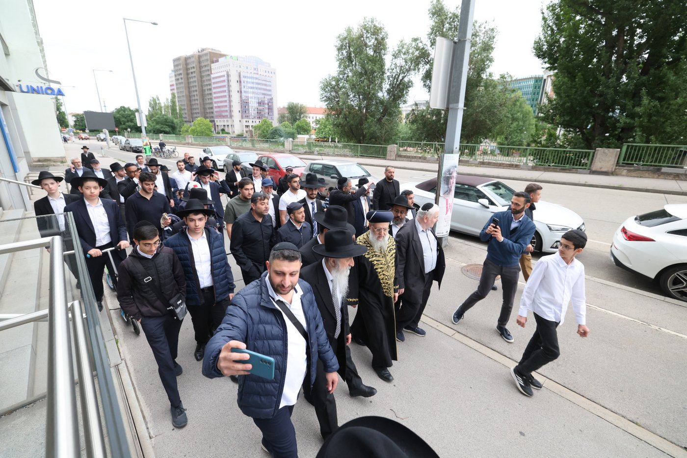 הראשל"צ הגר"ד יוסף בביקור בוינה
