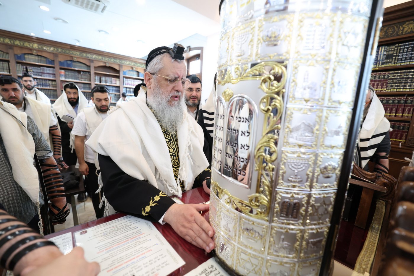 הראשל"צ הגר"ד יוסף בביקור בוינה