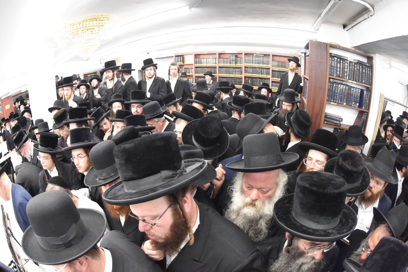 מסע הלוויית הרה"צ רבי חיים דב הלפרין זצ"ל
