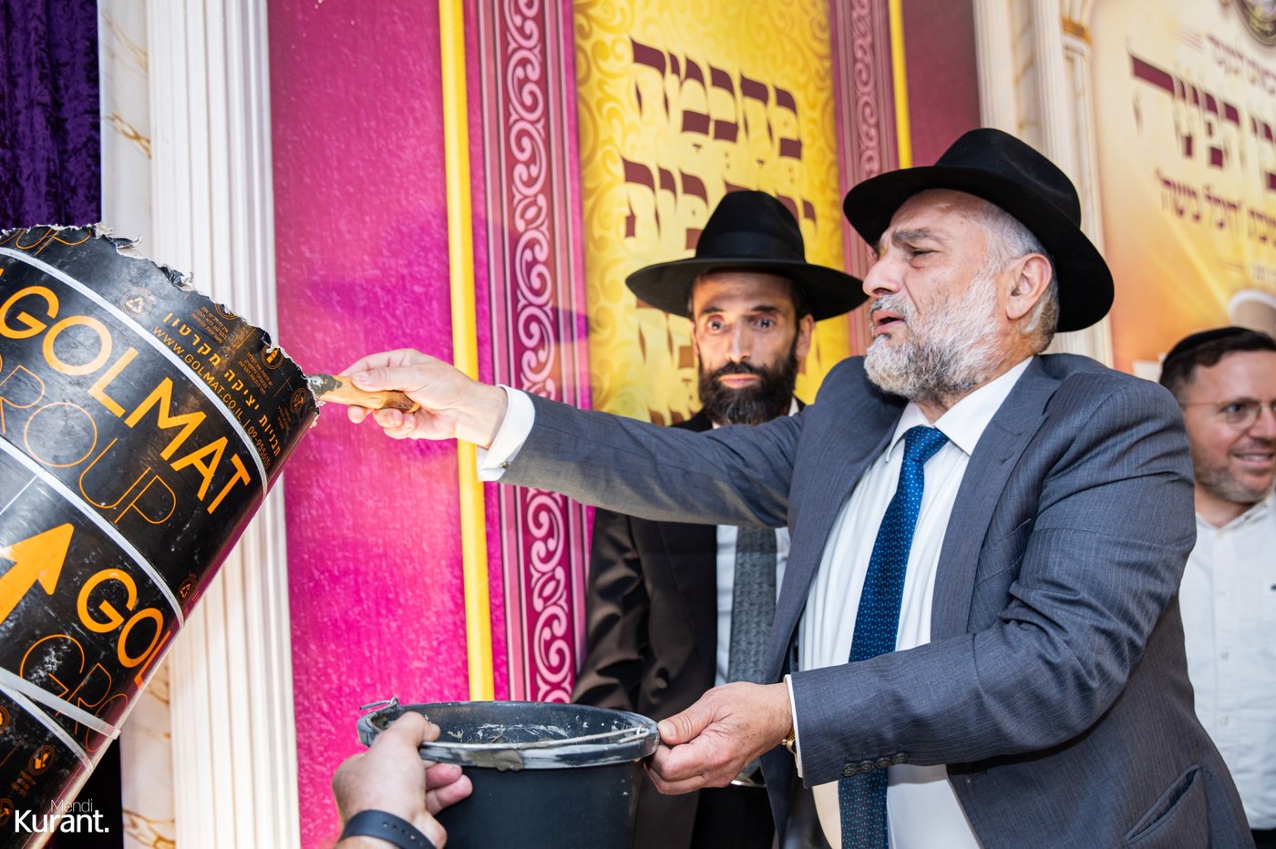 הנחת אבן הפינה לישיבה לצעירים היכל משה