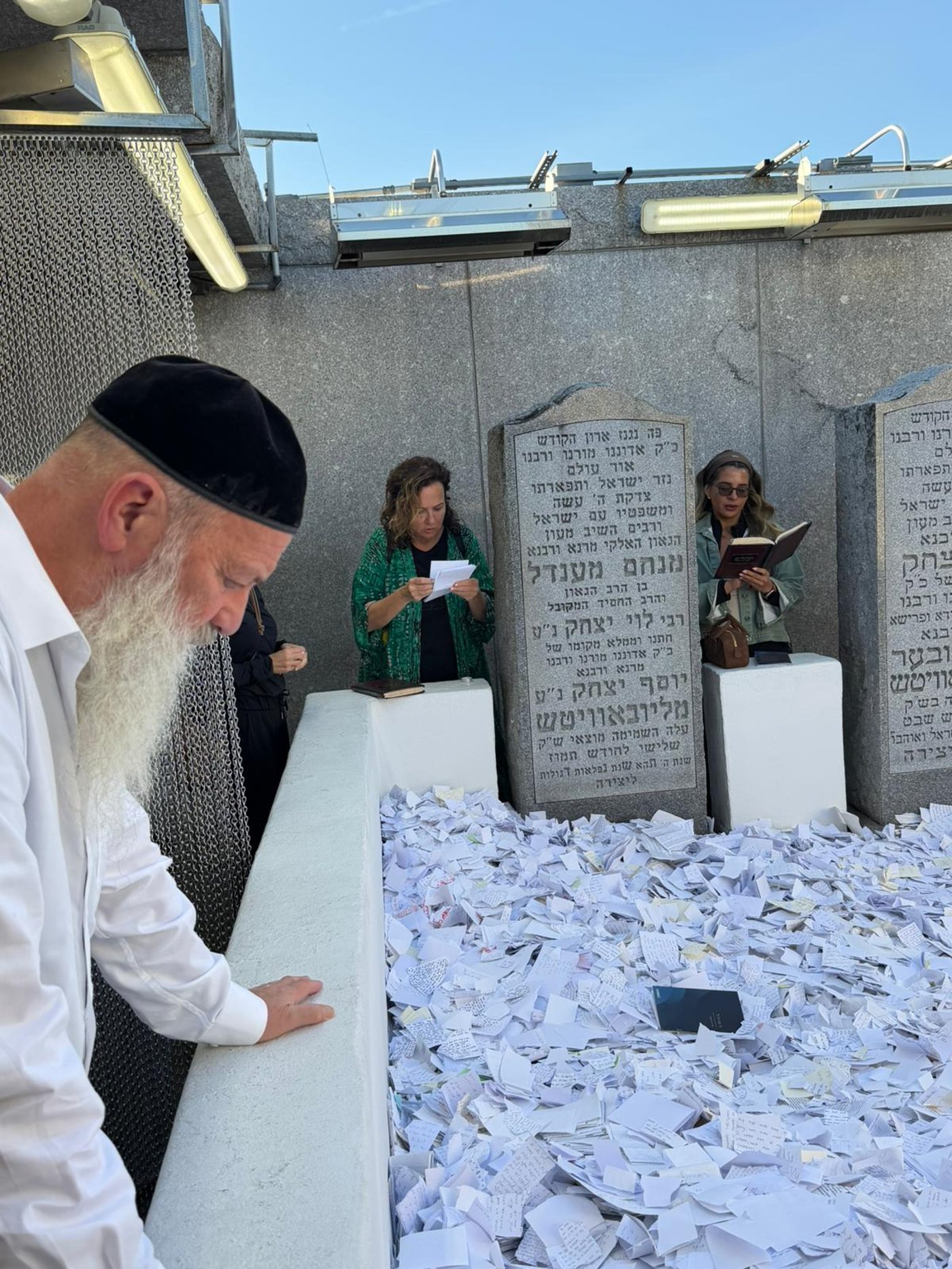 רולי וצופית בתפילה בציון, היום