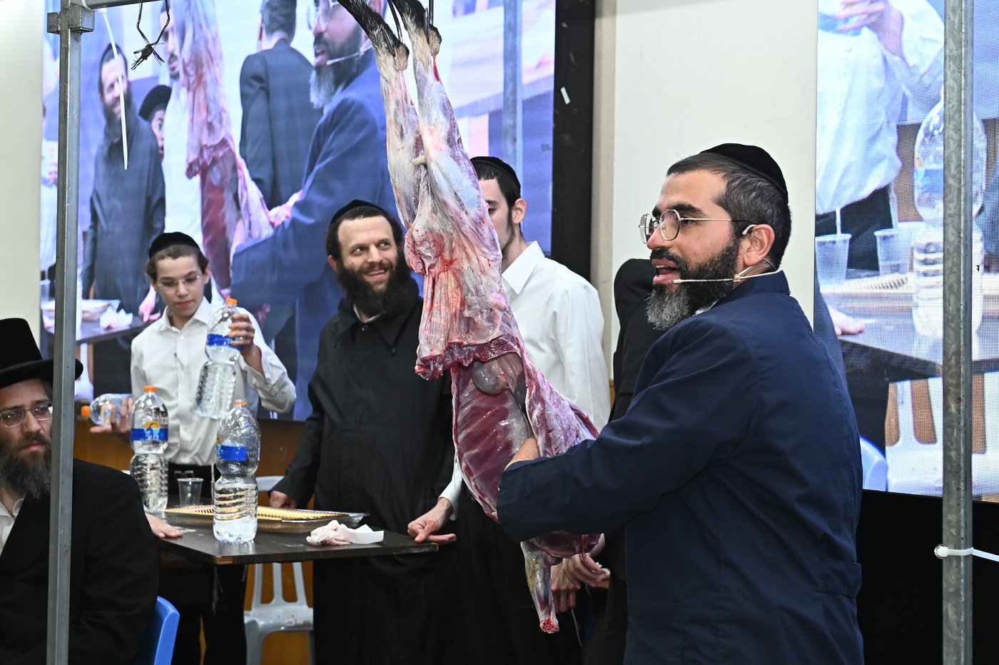 מעמד שחיטת כבש בבני ברק