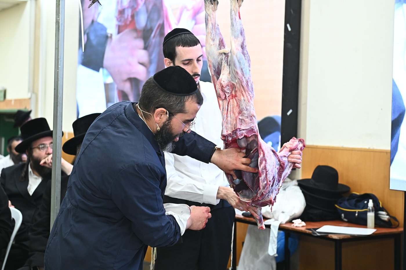 מעמד שחיטת כבש בבני ברק