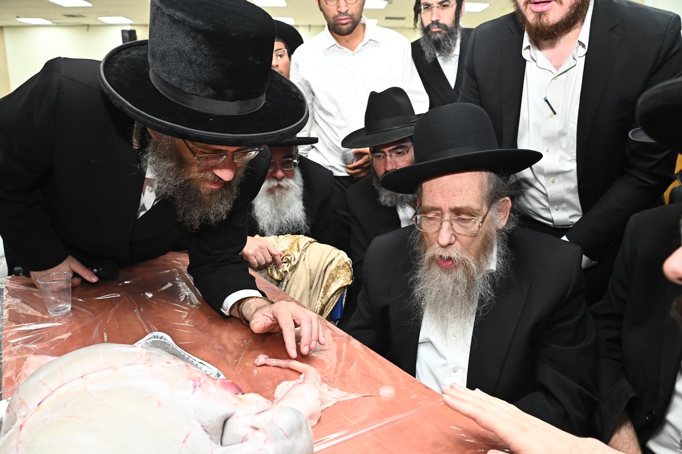 מעמד שחיטת כבש בבני ברק