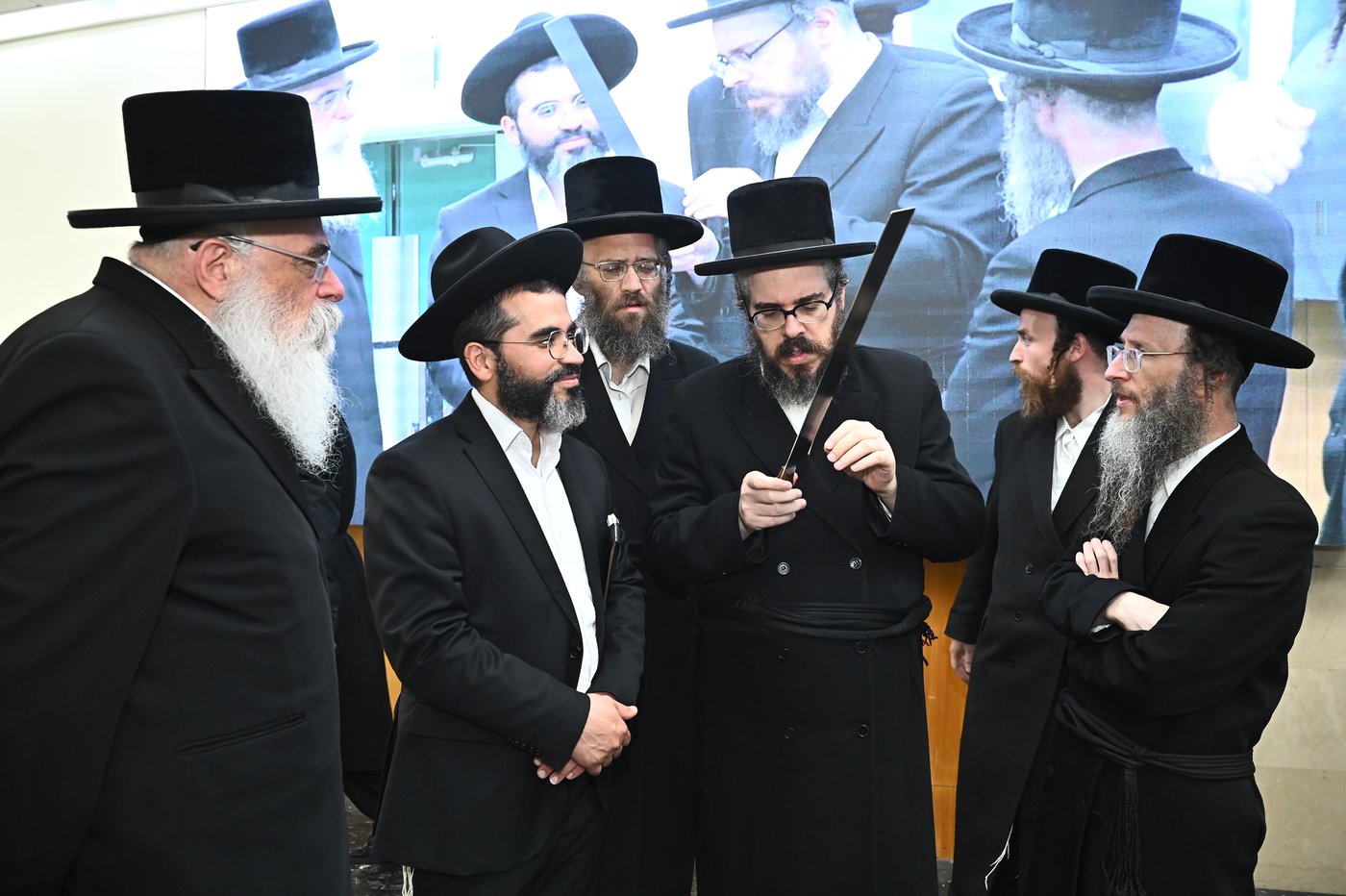 מעמד שחיטת כבש בבני ברק