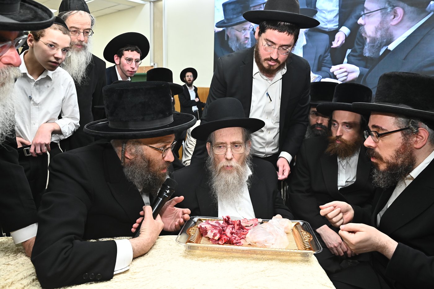 מעמד שחיטת כבש בבני ברק