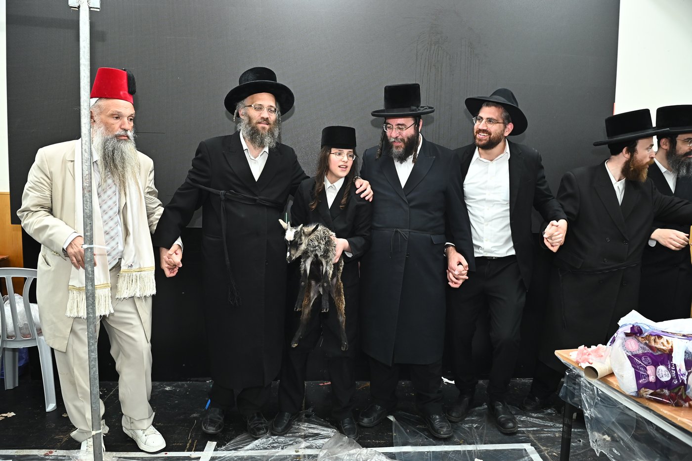 מעמד שחיטת כבש בבני ברק