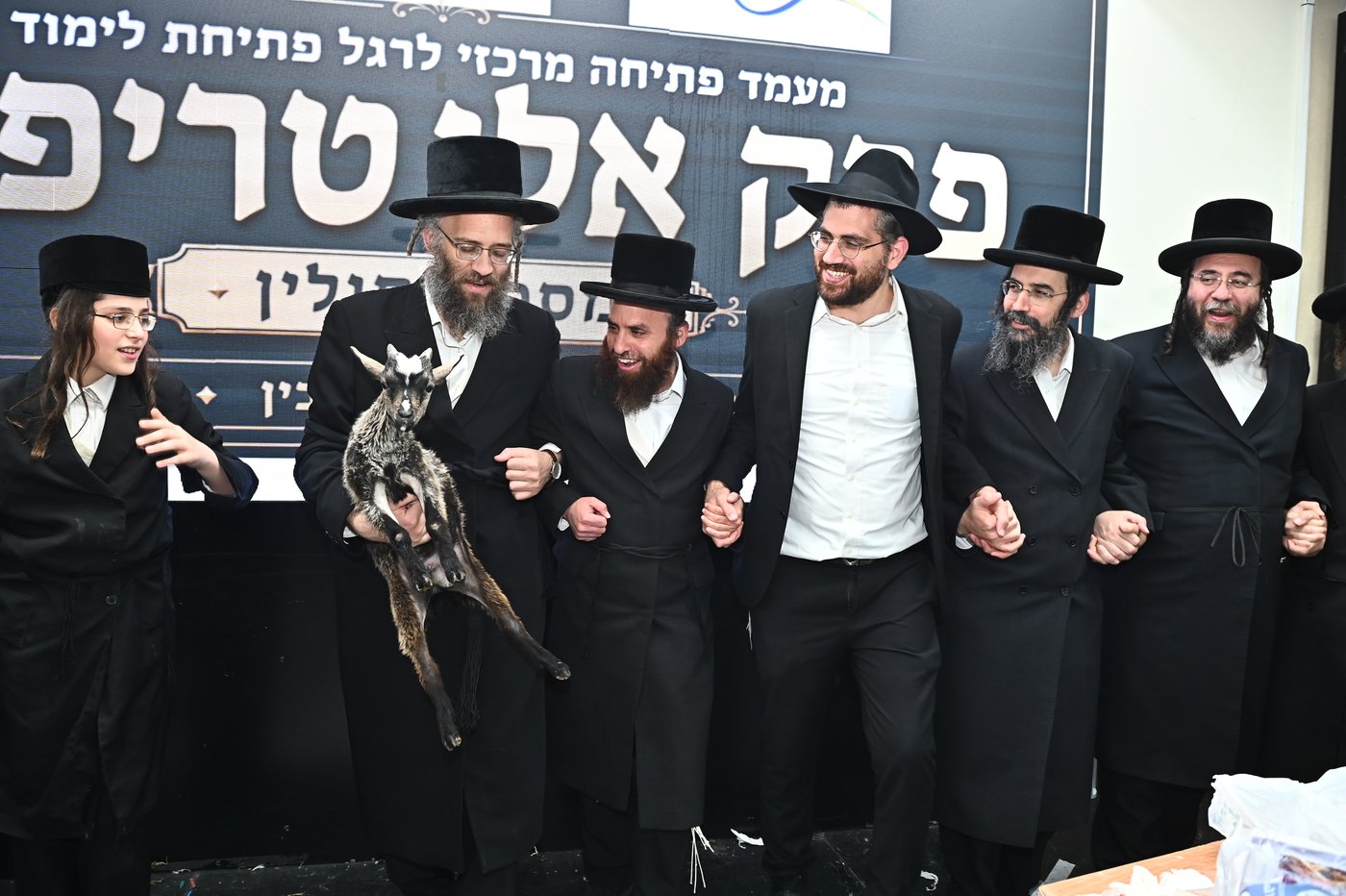 מעמד שחיטת כבש בבני ברק