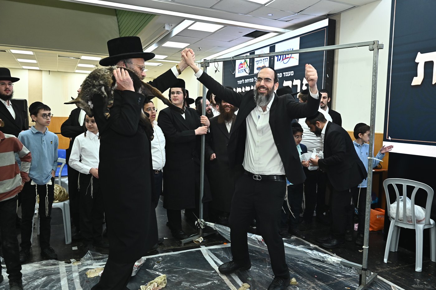 מעמד שחיטת כבש בבני ברק