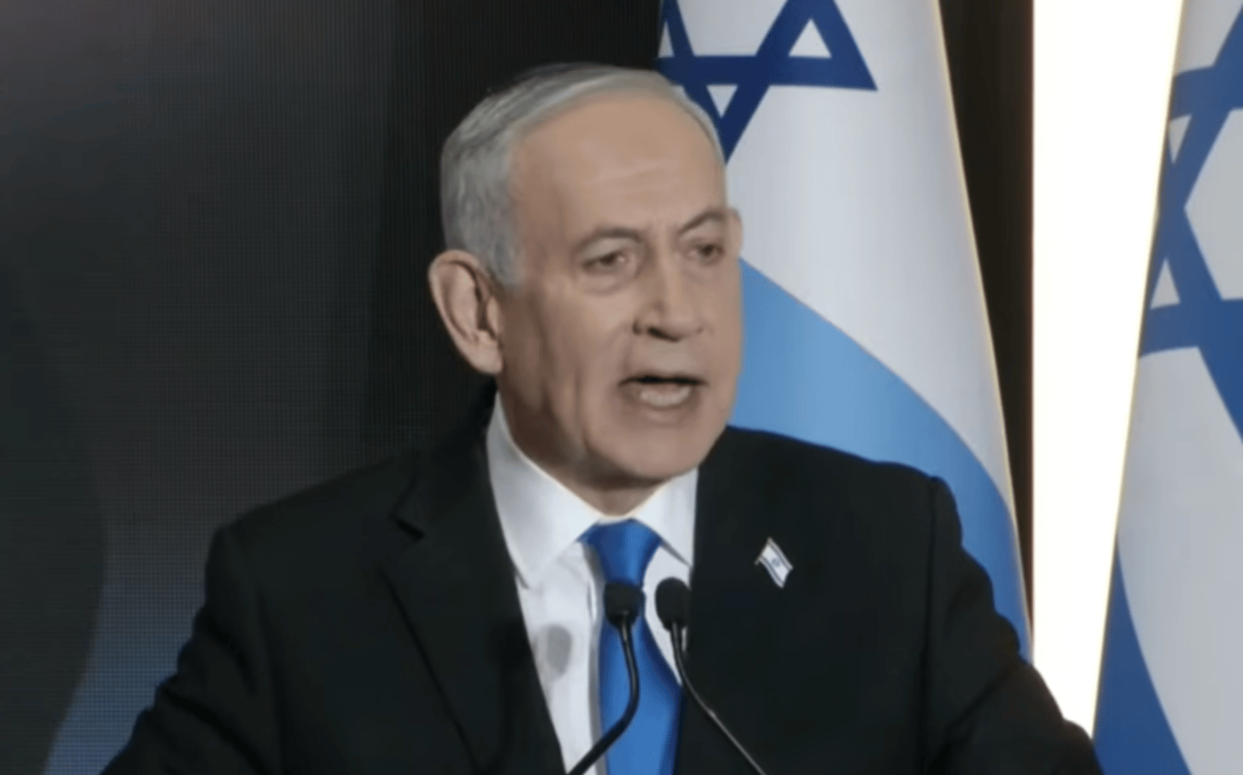 ראש הממשלה בנימין נתניהו בנאומו בטקס