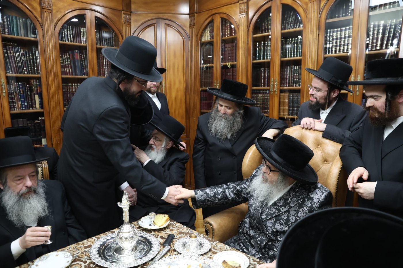 המעמד במעונו של האדמו"ר מסאטמר