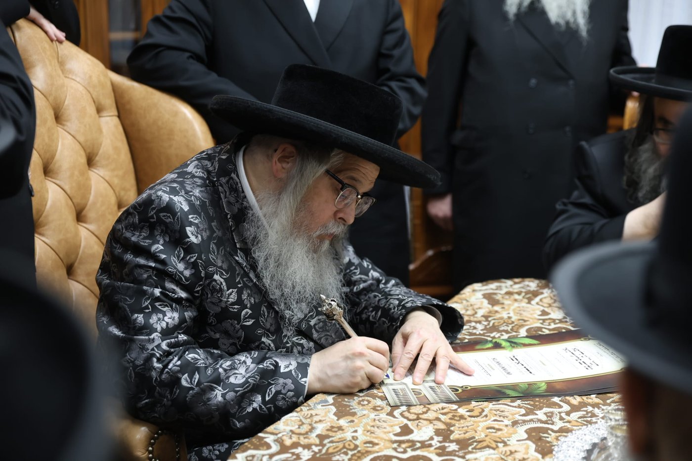המעמד במעונו של האדמו"ר מסאטמר