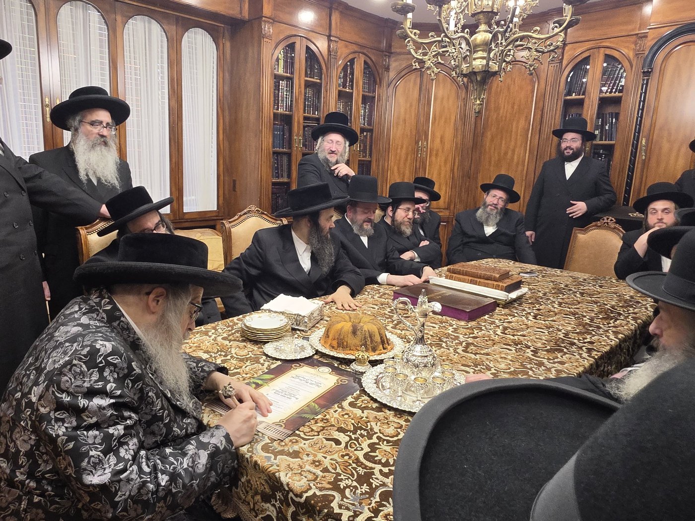 המעמד במעונו של האדמו"ר מסאטמר