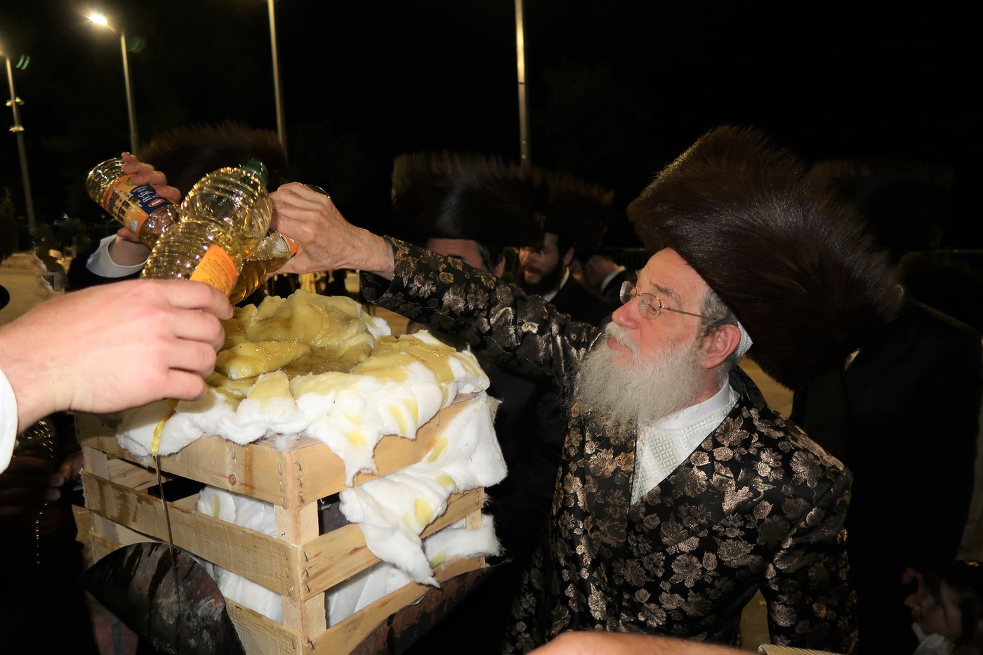 האדמו"ר מספינקא ירושלים מוצ"ש במירון