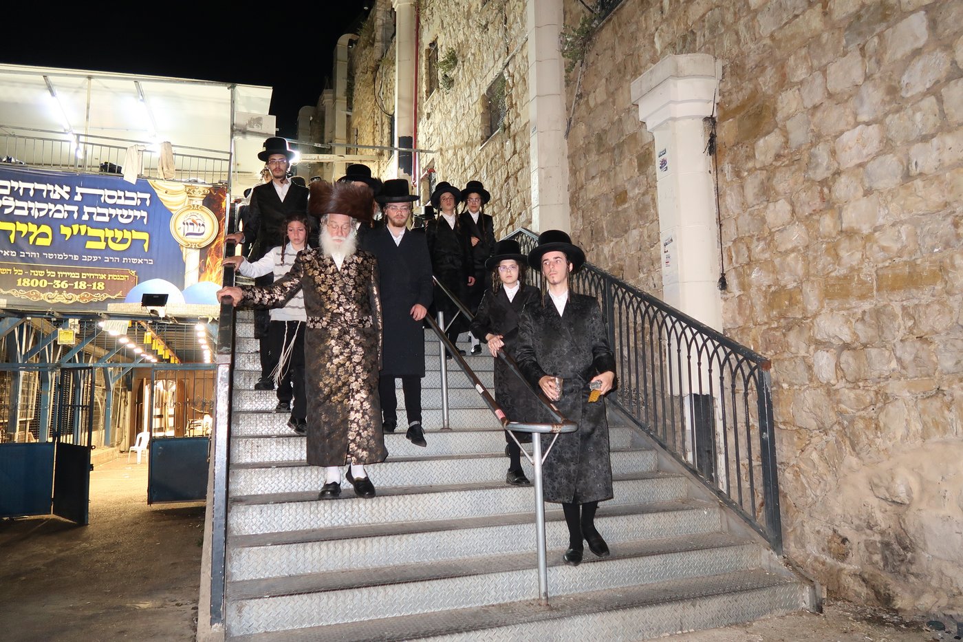 האדמו"ר מספינקא ירושלים מוצ"ש במירון