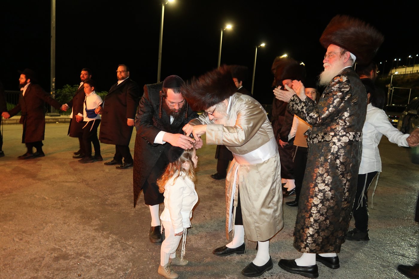 האדמו"ר מספינקא ירושלים מוצ"ש במירון